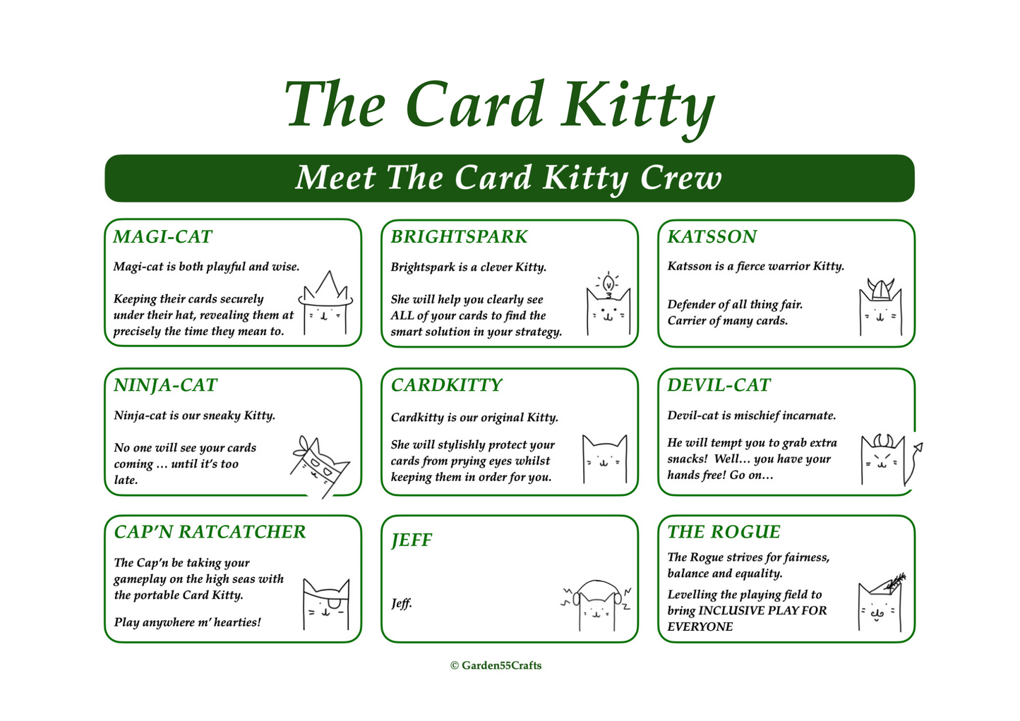 CardKitty crew keyring