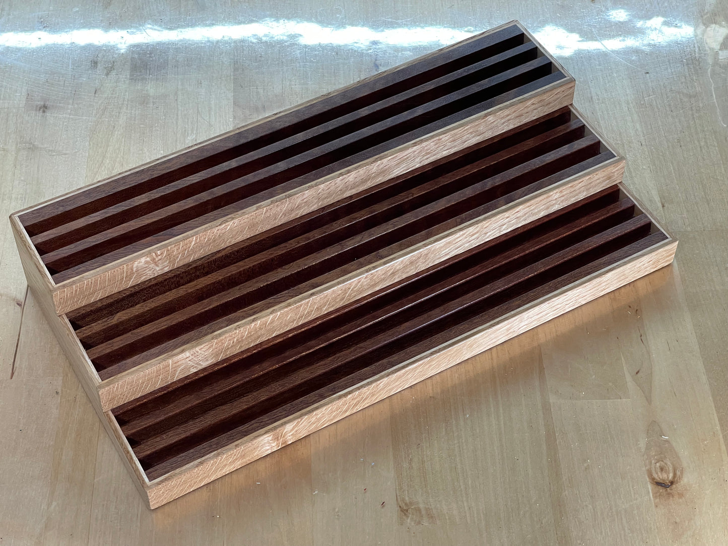 3 tier Challenge coin rack