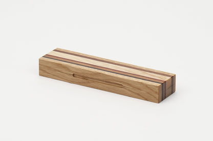 Handmade wooden pencil box